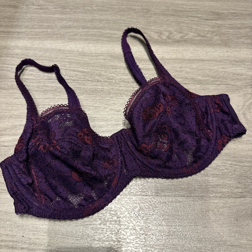 SIMONE PERELE Euphoria Purple Lace Bra, 32D